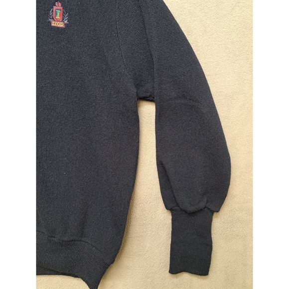 Vintage IZOD Cardigan Button Front Sweater, Blue, Made in USA, Mens Size Large - Picture 5 of 9